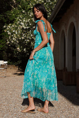 Lovers Dance Midi Dress Green
