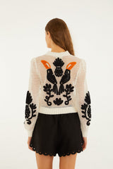 Toucan Crochet Cardigan