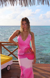 Eliana Pink Orchid Maxi Dress