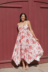 Vikki Dress - Red Floral