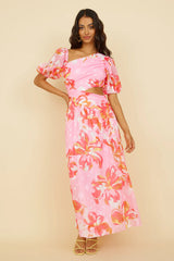 Pretty Lies Maxi Dress Pink