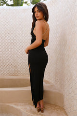 Caribbean Breeze Maxi Dress Black