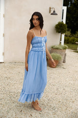 Understand It Maxi Dress Blue