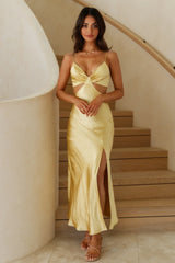City Sunset Maxi Dress Yellow