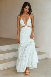 HELLO MOLLY Trust My Words Maxi Dress Green