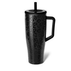 Black Leopard Print Insulated Mug Era 40oz
