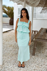Exploring Avenues Crop Top Mint