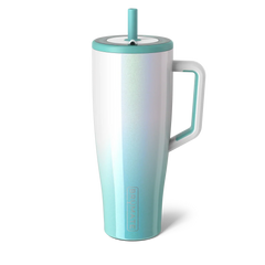 Brumate Era 40oz Glitter Aqua Ombre