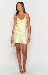 Lydia Yellow Mini Dress