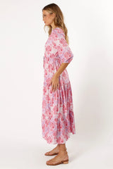 Kelda Dress - Pink/Purple