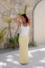Halzie Maxi Skirt Yellow
