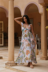 Tropical Bloom Maxi Dress Floral