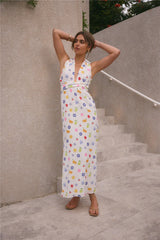 Marici Maxi Dress Santorini Print