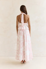 Shining Lights Maxi Skirt Pink