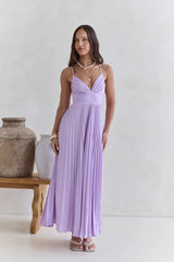 Sundown Rendezvous Maxi Dress Lilac