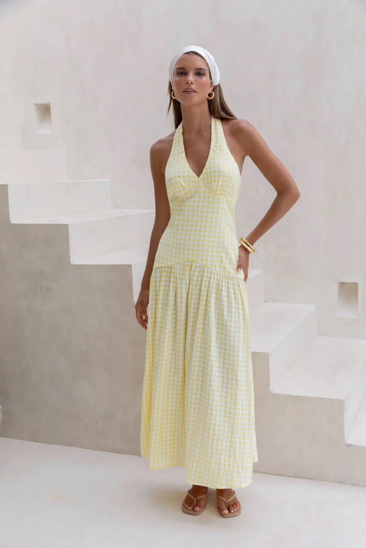 Calling Your Name Maxi Dress Yellow