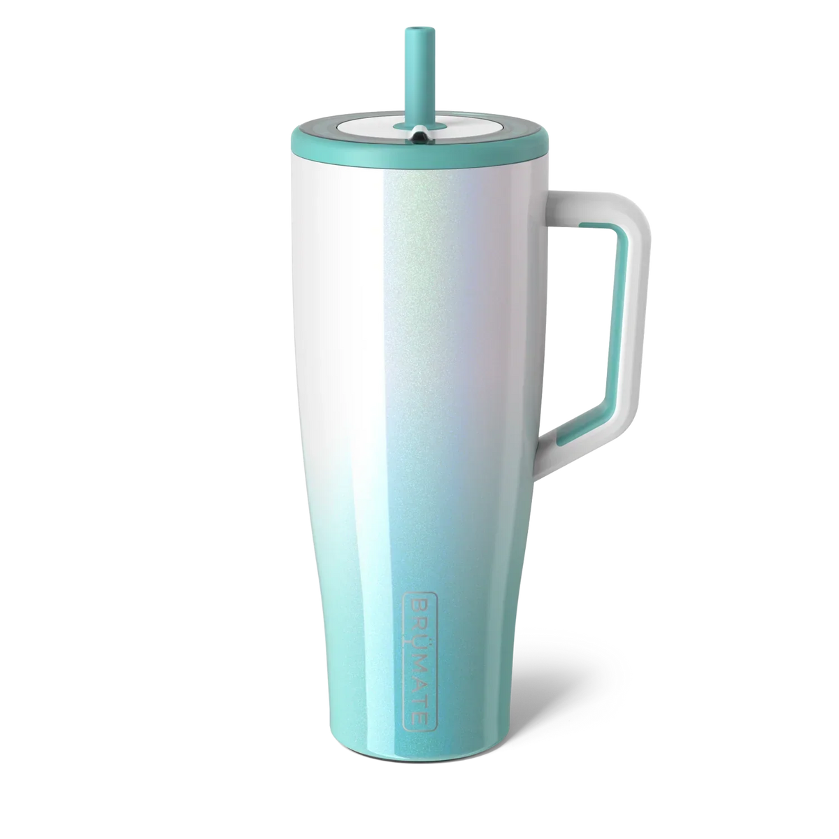 Brumate Era 40oz Glitter Aqua Ombre