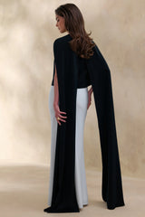 Iveta | White Satin Maxi-Skirt