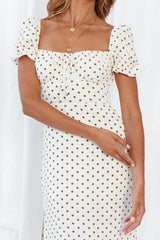 Coffee And Pastries Midi Dress
