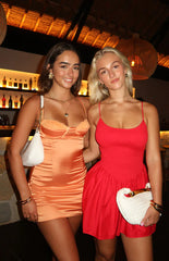 Trouble Orange Mini Dress