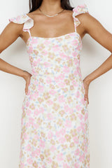 Fall Into Place Maxi Dress Pink