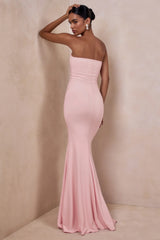 Ceremony | Pink Bandeau  Maxi Dress