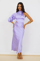 Love Spiral Maxi Dress Purple
